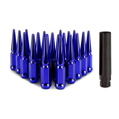 Mishimoto - Mishimoto MMLG-SP1215-20BL Mishimoto Spiked Lug Nuts M12x1.5 20-PC Set