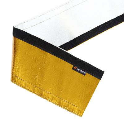 Mishimoto - Mishimoto MMHP-HSS-136GD Heat Shielding Sleeve Gold 1"x36"