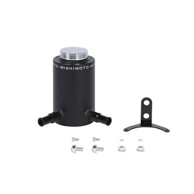 Mishimoto - Mishimoto MMRT-PSAWBK Aluminum Power Steering Reservoir Tank Wrinkle Black
