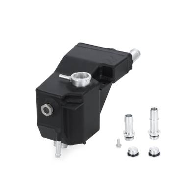 Mishimoto - Mishimoto MMRT-F2D-11SMWBK Black Secondary Degas Tank for 11+ 6.7L Powerstroke