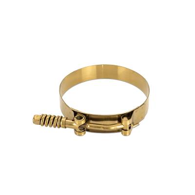 Mishimoto - Mishimoto MMCLAMP-375TGD SS Constant Tension T-Bolt Clamp 3.75" Gold