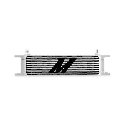 Mishimoto - Mishimoto MMOC-10-6SL Universal 10-Row Oil Cooler -6AN Silver