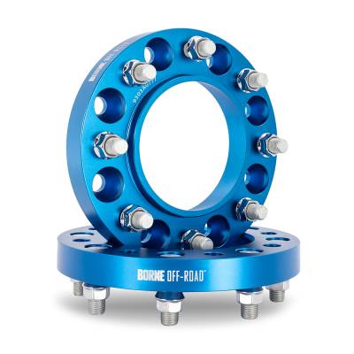 Mishimoto - Mishimoto BNWS-002-250BL Wheel Spacers 8X170 125mm CB M14x1.5 1.00" Thick Blue