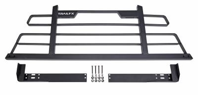 TrailFX - TrailFX HR001B Headache Rack Titanium Black Steel w/Mounting Kit