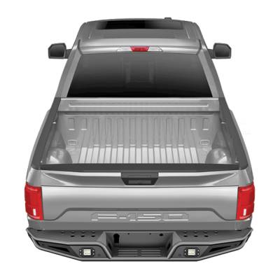 TrailFX - TrailFX RPRB004TI Pre-Runner Bumper Black Titanium Steel w/LED Cutouts
