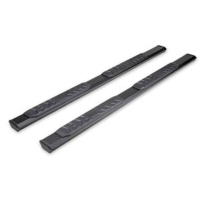 TrailFX - TrailFX AL4019B A4 Series Nerf Bars 4.5" Hex Black for Rocker Panel Mount
