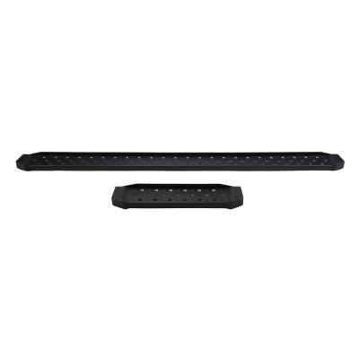 TrailFX - TrailFX RBV10B Running Board Black Steel 32"/96" Frame Mount 300LB