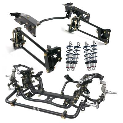 Ridetech - Ridetech 12320201 Front/Rear HQ Suspension Lowering Systems for 65-72 Ford F100