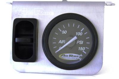 Ridetech - Ridetech 31191500 1-Way Electrical Single Switch Control Panels Pressure Gauge
