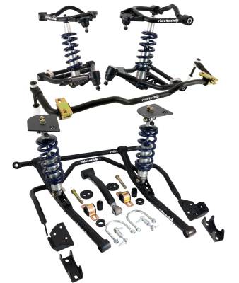 Ridetech - Ridetech 11060202 Front Upper & Lower Arms HQ Coilover Systems for 59-64 Impala