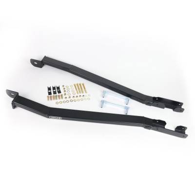 Ridetech - Ridetech 11257300 Bolt-On Subframe Connectors Black for 62-67 Chevy II Nova