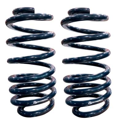 Ridetech - Ridetech 11334799 StreetGrip Rear 4" Lowering Coil Springs for 63-72 Chevy C10