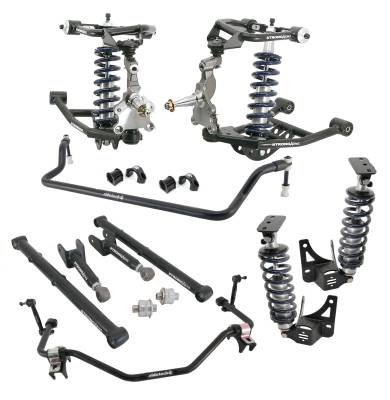 Ridetech - Ridetech 11240201 HQ Series Complete Coilover System for 68-72 GM A-Body