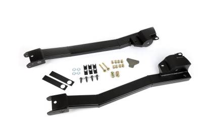 Ridetech - Ridetech 11197300 Bolt-On Subframe Connectors Black for 74-81 Camaro/Firebird