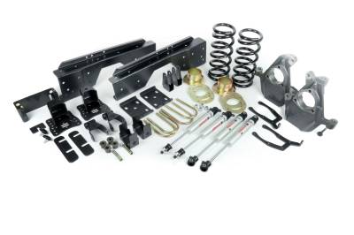 Ridetech - Ridetech 11380110 3" Front 5" Rear Lowering Kit for 99-06 Silverado/Sierra 1500