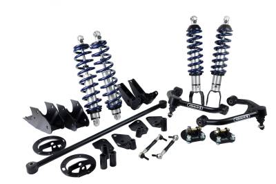 Ridetech - Ridetech 13130115 Front & Rear Coil-Over Lowering System for 19-24 RAM 1500 4WD