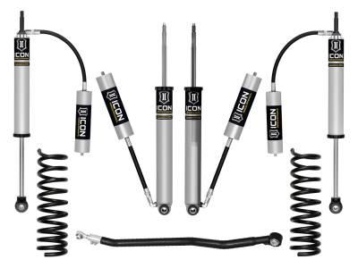 ICON Vehicle Dynamics - ICON K212542 Stage-2 2.5" Front/Rear Suspension Coil Lift Kit for 14-26 RAM 2500
