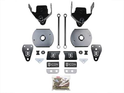 ICON Vehicle Dynamics - ICON 214205 4.5" Lift Box Kit Radius Arm Drop/Links/Spacers for 14-26 RAM 2500