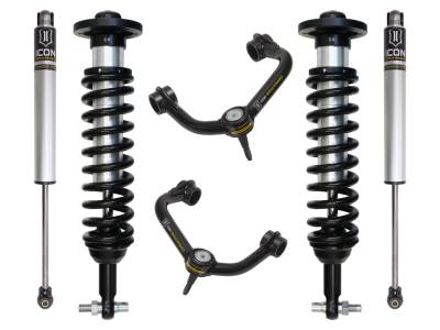 ICON Vehicle Dynamics - ICON K93082T Stage-2 0-2.63" Lift Kit w/Tubular UCA for 15-20 Ford F150 4WD
