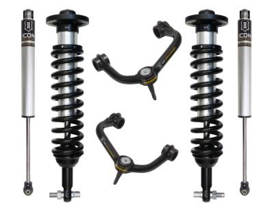 ICON Vehicle Dynamics - ICON K93092T Stage-2 0-3" Lift Kit w/Tubular UCA for 15-20 Ford F150 2WD
