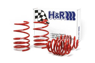 H&R Special Springs LP - H&R 50424-88 2"F 1.3"R Race Lowering Springs for 92-98 BMW E36 325 328