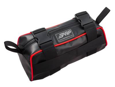 PRP - PRP E10-L Black w/Red Piping Vinyl Coated Nylon Baja Bag
