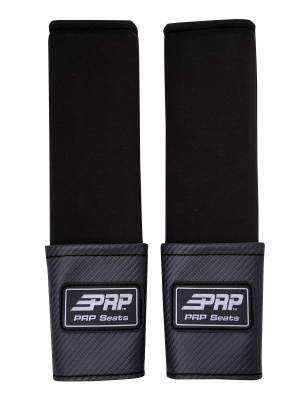 PRP - PRP H61-Black Seat Belt Pad w/Pocket Black Trim Pair