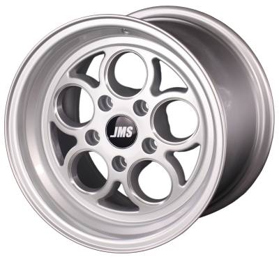 JMS - JMS Wheels Savage 17x4.5 5x4.5 -25mm Silver/Machined S1745175FS