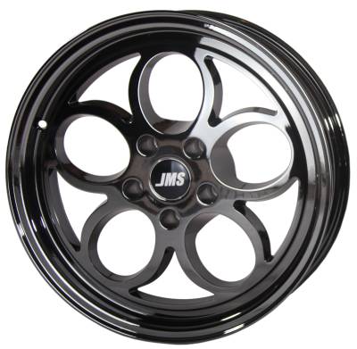 JMS - JMS Wheels Savage 17x4.5 5x4.5 -25mm Black Chrome S1745175FX