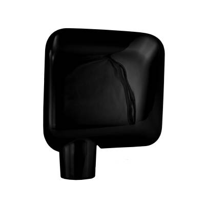Coast To Coast - Coast To Coast CCIMC67401BK Mirror Cover Full Cover Black ABS PAIR