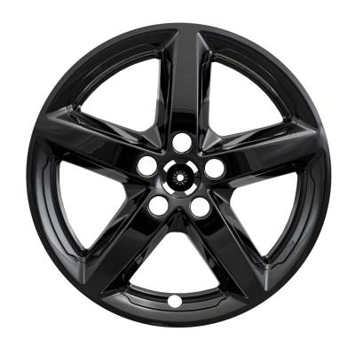 Coast To Coast - Coast To Coast IMP419BLK 18" Wheel Skin 5-Spoke Black Snap-On 4pc