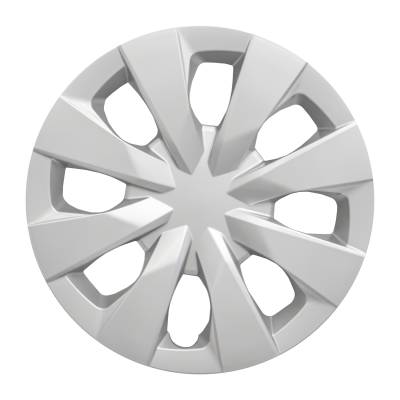 Coast To Coast - Coast To Coast IWC52715S Wheel Cover 15" 8-Spoke Silver ABS Plastic 4pc
