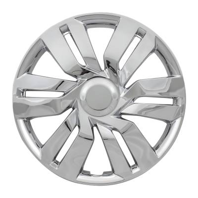 Coast To Coast - Coast To Coast IWC53415S Wheel Cover 15" 6-Double-Spoke Silver Plastic 4Pc