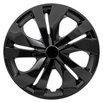 Coast To Coast - Coast To Coast IWC53515BLK Wheel Cover 15" 5-Split-Spoke Gloss Black 4pc