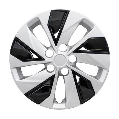 Coast To Coast - Coast To Coast IWC53816SB Wheel Cover 16" 5-Split-Spoke Silver/Black 4pc
