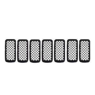 Coast To Coast - Coast To Coast IWCGI503BLK Black ABS Mesh Grille Overlay
