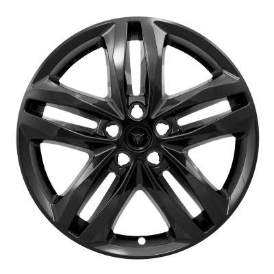 Coast To Coast - Coast To Coast IWCIMP415BLK 19" Gloss Black 5-Double Spoke Snap-On Skin 4pc