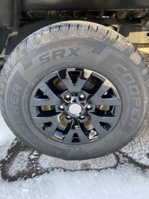 Coast To Coast - Coast To Coast IWCIMP445BLK 16" Wheel Skin 6 Split Spokes Gloss Black 4pc