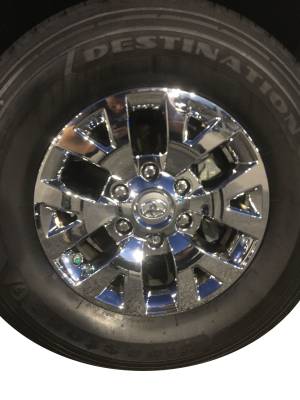 Coast To Coast - Coast To Coast IWCIMP445X 16" Wheel Skin 6 Split Spokes Chrome 4pc for Toyota