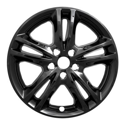Coast To Coast - Coast To Coast IWCIMP447BLK 17" Wheel Skin 5 V Spokes Gloss Black 4Pc