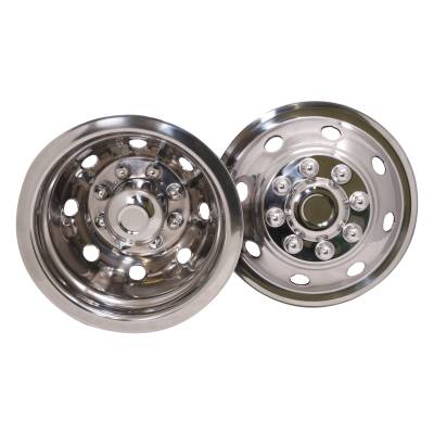 Coast To Coast - Coast To Coast IWCN16F92 16" Wheel Simulator SS Snap-In 8 Lug 4pc