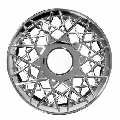 Coast To Coast - Coast To Coast IWC15016CN 16" Lace Design Chrome Wheel Cover 4pc