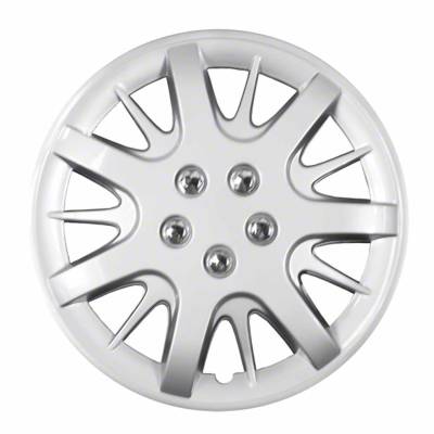 Coast To Coast - Coast To Coast IWC18916S 16" Wheel Cover 7 Split Spoke Silver 4Pc