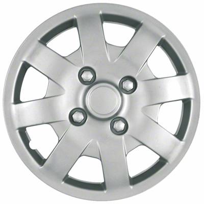 Coast To Coast - Coast To Coast IWC40814S Wheel Cover 14" 8 Spoke Silver Plastic 4pc
