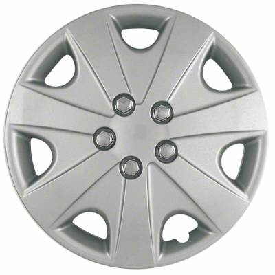 Coast To Coast - Coast To Coast IWC41415S Wheel Cover 15" 7 Spoke Silver Plastic 4pc