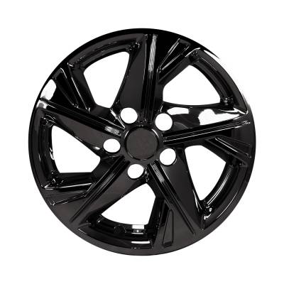 Coast To Coast - Coast To Coast IMP463BLK Wheel Skin 16" 5 Angled Spoke Gloss Black ABS 4pc