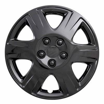 Coast To Coast - Coast To Coast IWC42215BLK 15" Wheel Cover 6 Spoke Gloss Black 4pc