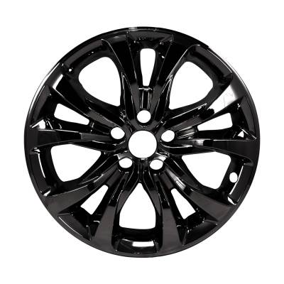 Coast To Coast - Coast To Coast IMP467BLK Wheel Skin 18" 5 Double Spoke Gloss Black ABS 4pc