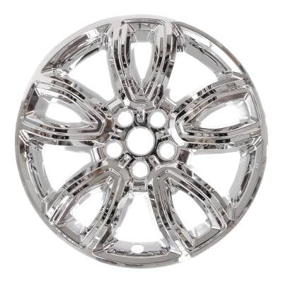 Coast To Coast - Coast To Coast IMP468X 18" Wheel Skin 5 U Spokes Snap-On Chrome 4pc