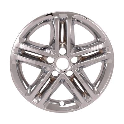 Coast To Coast - Coast To Coast IMP469X 17" Wheel Skin 5 Double Spokes Snap-On Chrome 4pc